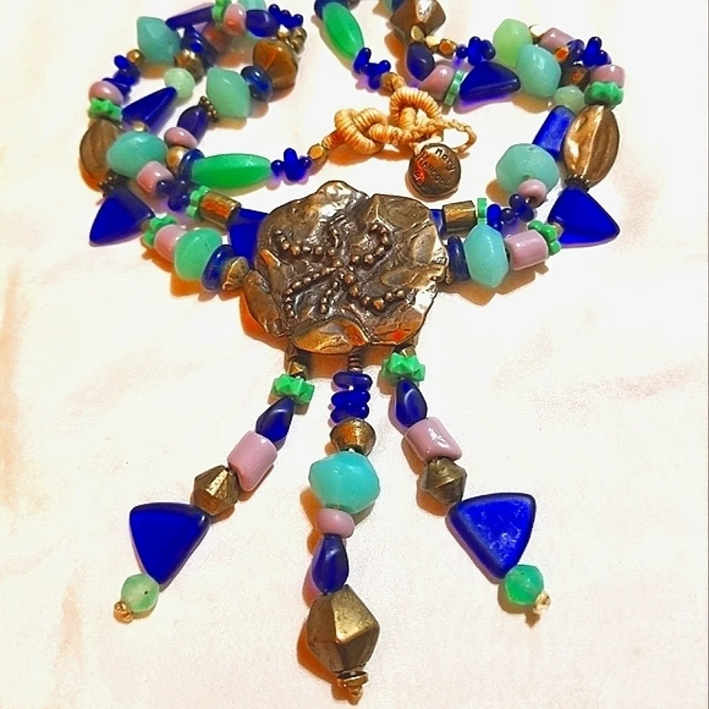 Mummys Bundle Mary & Doug Hancock VERY RARE Necklace - Picture 1 of 9